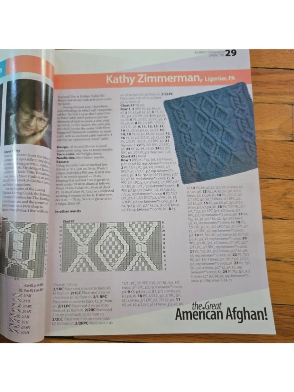 Knitter's Magazine Spring 1996 No.42 sweater, shawl patterns